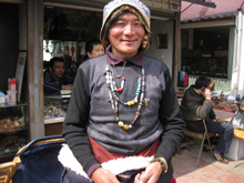 Chinese Man Wearing Malas